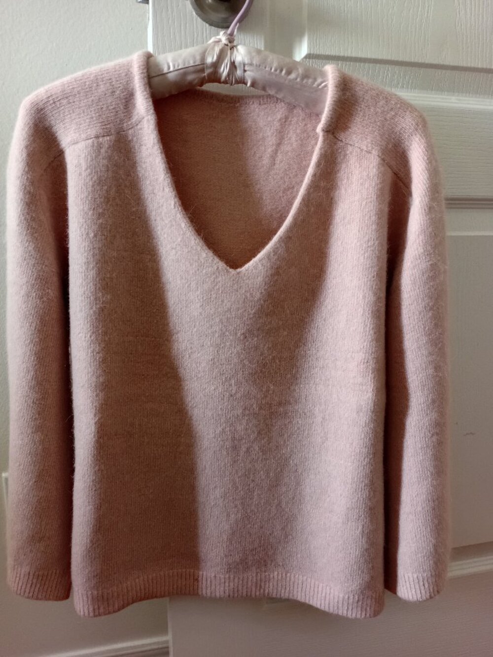 Pink Lambswool Sweater Thick And Soft